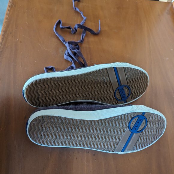 Purple Keds - Womens 8 - wool blend sneakers - Picture 10 of 11
